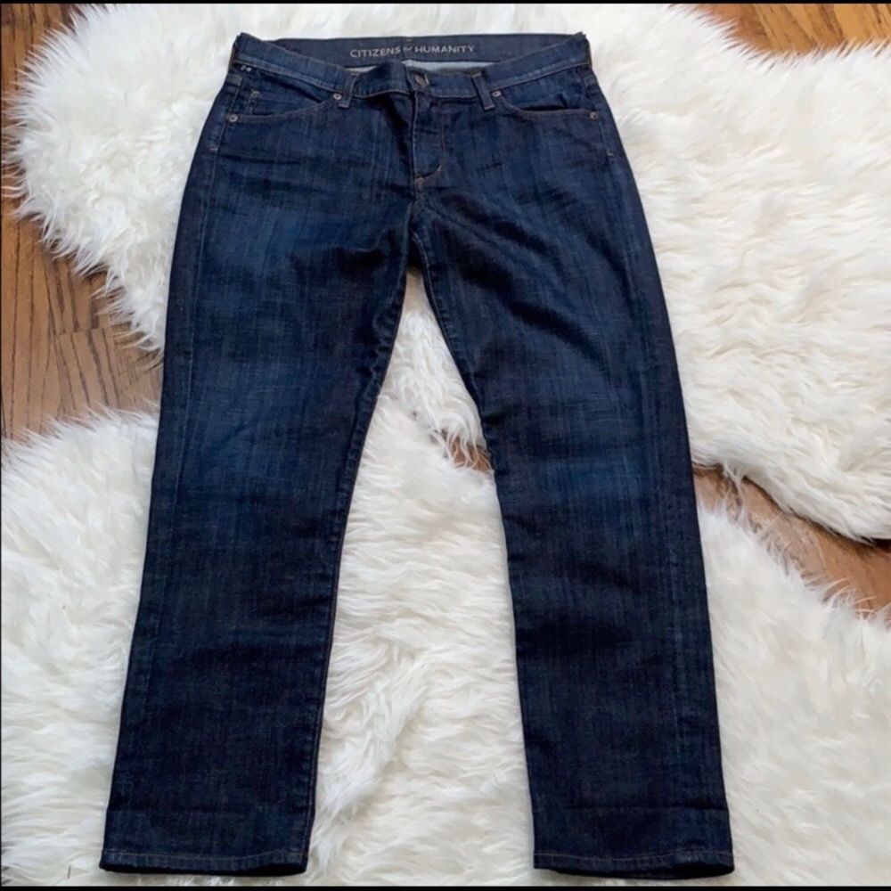 Citizens of Humanity Straight Leg Cropped Jeans 29
